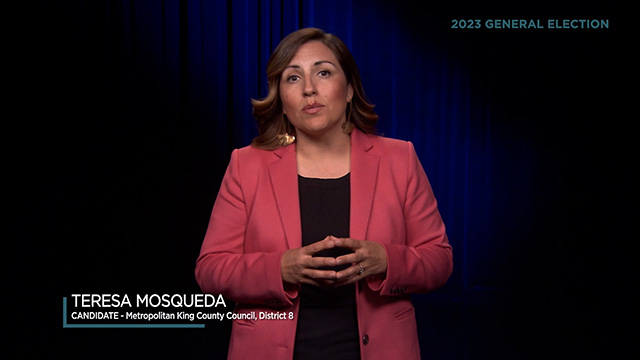 Teresa Mosqueda, candidate for Metropolitan King County, Council District No. 8 | seattlechannel.org