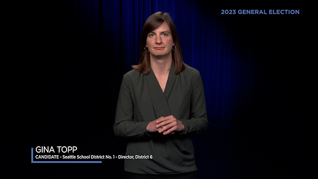 Gina Topp, candidate for Seattle School District No. 1, Director District No. 6 | seattlechannel.org