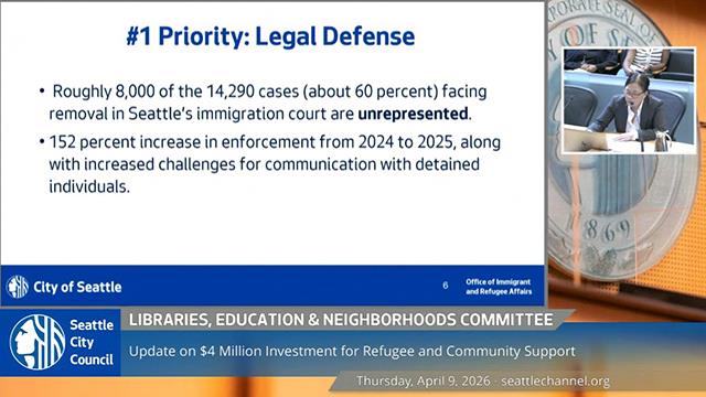 Libraries, Education, and Neighborhoods Committee 4/9/2026 on Explore Videos Page Libraries, Education, and Neighborhoods Committee 4/9/2026