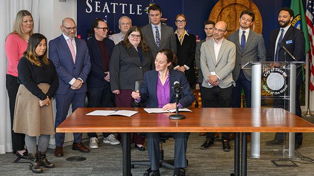 Mayor signs legislation to speed production of housing and expedite emergency shelter on Explore Videos Page Mayor signs legislation to speed production of housing and expedite emergency shelter