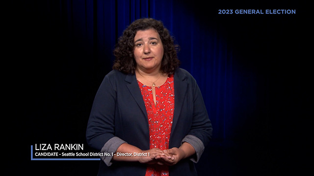 Liza Rankin, candidate for Seattle School District No. 1, Director District No. 1 | seattlechannel.org