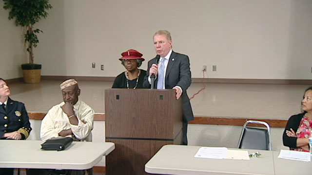 Murray, Police Chief, Faith Leaders address gun violence