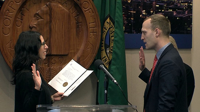 Andrew Myerberg swearing-in as Director of the Office of Police Accountability