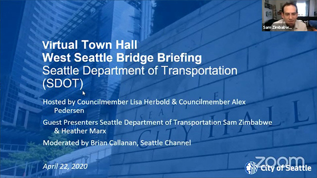 West Seattle Bridge Briefing: Virtual Town Hall