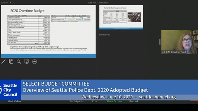 Select Budget Committee 6/10/20
