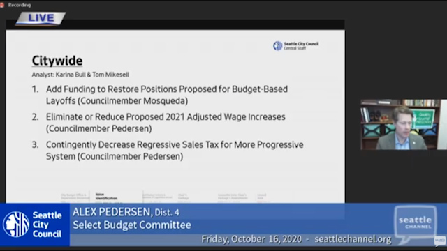 Select Budget Committee Session II 10/16/20