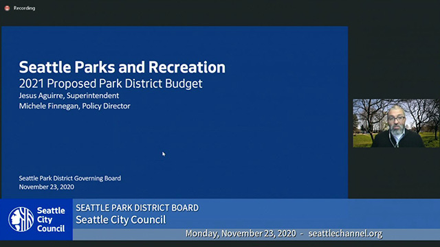Seattle Park District Board Meeting 11/23/20
