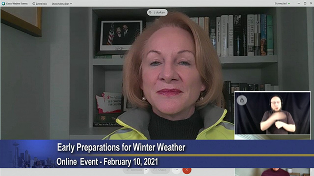 City of Seattle & regional partners announce early winter weather preparations