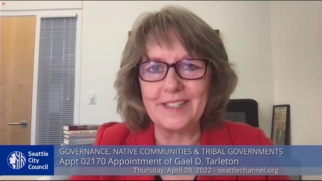 Governance, Native Communities & Tribal Governments Committee 4/28/22