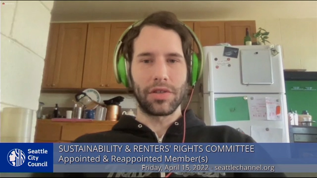Sustainability & Renters' Rights Committee 4/15/22