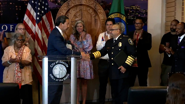 Mayor Harrell nominates Adrian Diaz as permanent Seattle Police Chief