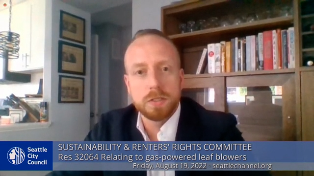 Sustainability & Renters' Rights Committee 8/19/22