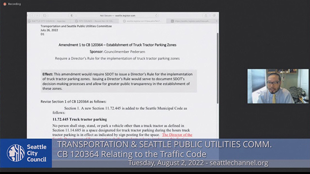 Transportation & Seattle Public Utilities Committee 8/2/22
