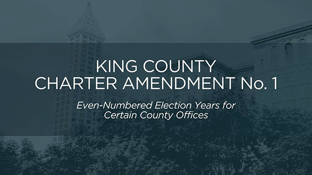 Charter Amendment 1, Even-Numbered Election Years for Certain County Offices