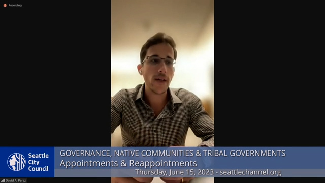 Governance, Native Communities & Tribal Governments Committee 6/15/23