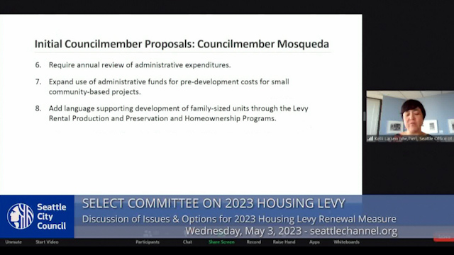 Select Committee on the 2023 Housing Levy 5/3/23