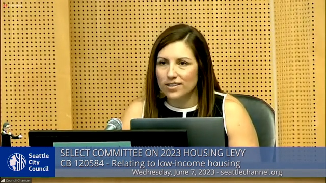 Select Committee on the 2023 Housing Levy 6/7/23