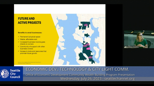 Economic Development, Technology & City Light Committee 7/26/23