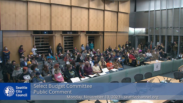 Select Budget Committee 11/13/23 Public Hearing