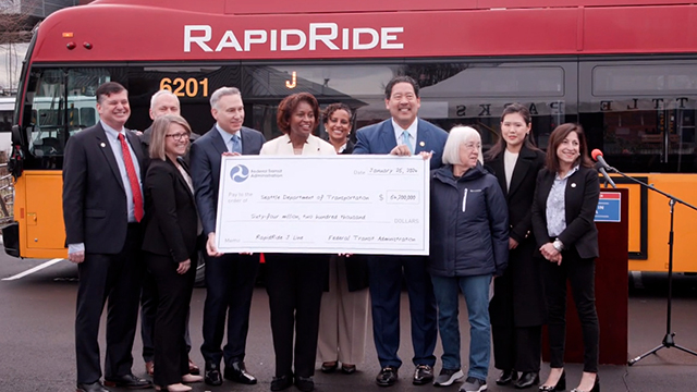 Mayor Harrell Joins Federal Transit Administration (FTA) Administrator Fernandez to Announce Funding for New RapidRide J Line