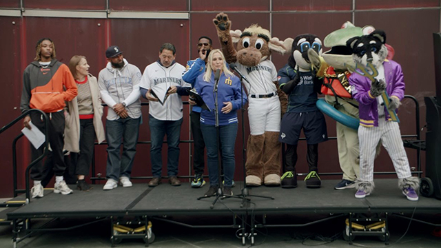 Mayor & Mariners fans march to T-Mobile Park to celebrate team's postseason run on Explore Videos Page Mayor & Mariners fans march to T-Mobile Park to celebrate team's postseason run