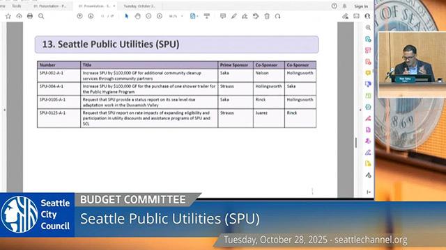 Select Budget Committee 10/28/25 on Explore Videos Page Select Budget Committee 10/28/25