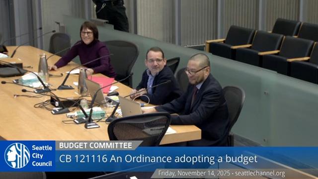 Select Budget Committee Session II 11/14/25 on Explore Videos Page Select Budget Committee Session II 11/14/25