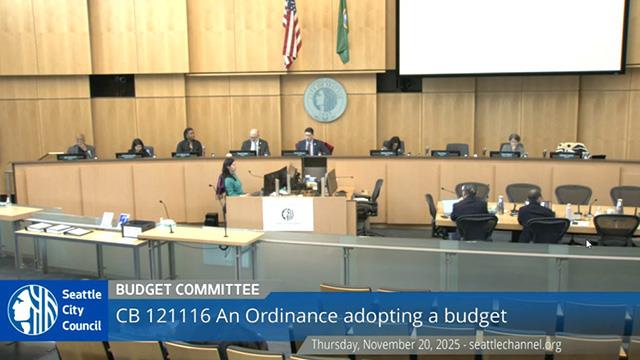 Select Budget Committee 11/20/25 on Explore Videos Page Select Budget Committee 11/20/25