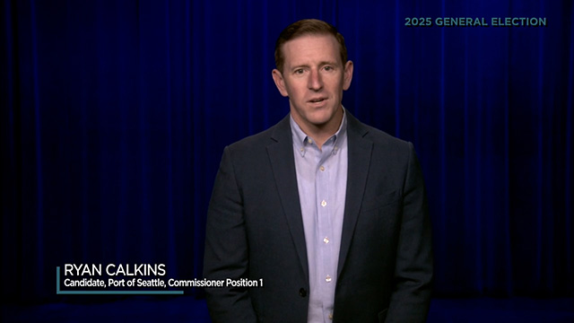 Ryan Calkins, candidate for Port of Seattle, Commissioner Position 1 on Explore Videos Page Ryan Calkins, candidate for Port of Seattle, Commissioner Position 1