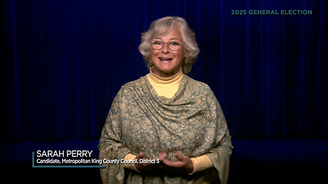 Sarah Perry, candidate for Metropolitan King County Council, District 3 Sarah Perry, candidate for Metropolitan King County Council, District 3