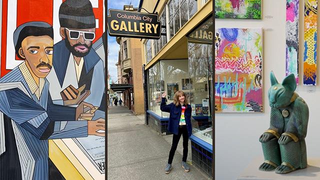 Inside Columbia City Gallery, art & community hang side by side on Explore Videos Page Inside Columbia City Gallery, art & community hang side by side
