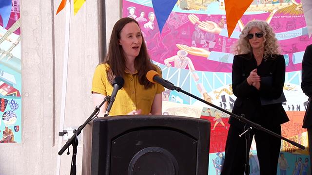 Mayor & County Executive join community in call to keep Graham Street Station on schedule