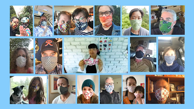Stitching community through homemade masks