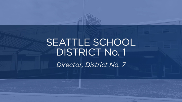 Seattle School District 1, Director, District No. 7