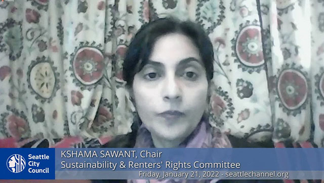 Committee on Sustainability & Renters' Rights 1/21/22